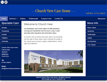 Tablet Screenshot of churchviewcarehome.co.uk